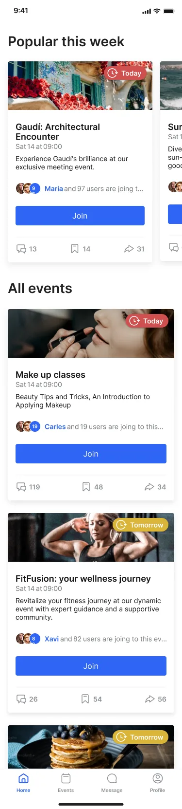 Talk — Personalised the feed